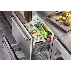 Perlick 24" Undercounter Outdoor Refrigerator Drawers with 5.2 cu. ft. Capacity, Stainless Steel Door - HP24RO-4-5