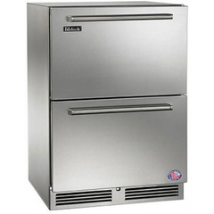 Perlick 24" Signature Series Refrigerator Drawers – Indoor Model - HP24RS-4 - The Home Selection