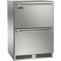 Perlick 24" Signature Series Refrigerator Drawers – Indoor Model - HP24RS-4 - The Home Selection