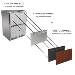Perlick G5 24" Refrigerator Drawers - G5RD24SC - The Home Selection