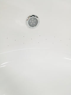 EAGO 66  Round Free Standing Acrylic Air Bubble Bathtub - AM2130
