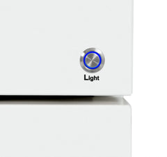 Hallman Bold Series 36" Dual Fuel Freestanding Range in White with Chrome Trim