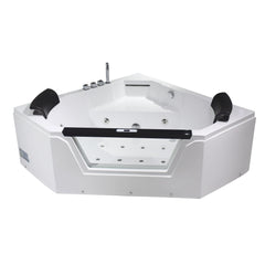 Platinum Corner Jetted Tub - AM-156 - The Home Selection