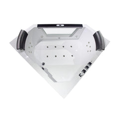 Platinum Corner Jetted Tub - AM-156 - The Home Selection