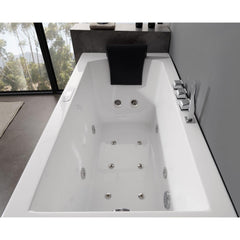Platinum Rectangular Jetted Tub - AM-154-70 - The Home Selection