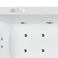 Platinum Rectangular Jetted Tub - AM-154-70 - The Home Selection
