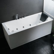 Platinum Rectangular Jetted Tub - AM-154-70 - The Home Selection