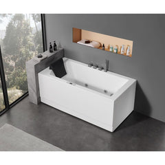 Platinum Rectangular Jetted Tub - AM-154-70 - The Home Selection