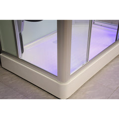 Platinum Steam Shower-Sliding Door - DZ903A - The Home Selection
