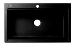 Alfi 33  Granite Composite Workstation Step Rim Single Bowl Drop In Sink with Accessories - AB3418SBDI