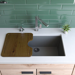 Alfi 30  Undermount Single Bowl Granite Composite Kitchen Sink - AB3020UM
