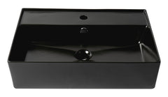 Alfi 24  Modern Rectangular Above Mount Ceramic Sink with Faucet Hole - ABC901