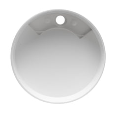 Alfi 15  Round White Matte Solid Surface Resin Sink - ABRS15R
