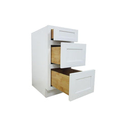 Vanity Art 12-Inch 3-Drawers Bath Vanity Cabinet Only - VA4012-3
