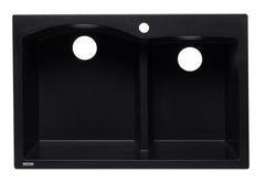 Alfi 33  Double Bowl Drop In Granite Composite Kitchen Sink - AB3320DI