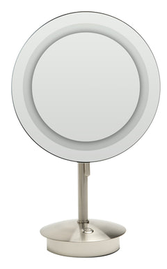 Alfi Tabletop Round 9  5x Magnifying Cosmetic Mirror with Light - ABM9FLED