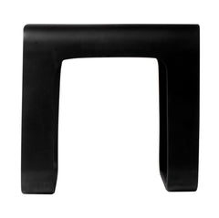 Alfi Black Matte Solid Surface Resin Bathroom / Shower Stool - ABST99BM