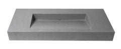 Alfi 48  Solid Concrete Rectangular Countertop Sink - ABCO48R