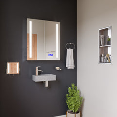 Alfi 12 x 24 Vertical Double Shelf Bath Shower Niche - ABN1224