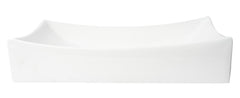Alfi White 26  Fancy Rectangular Above Mount Ceramic Sink - ABC904