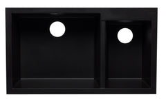 Alfi 34  Double Bowl Undermount Granite Composite Kitchen Sink - AB3319UM
