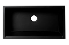 Alfi 33  Granite Composite Workstation Step Rim Single Bowl Undermount Sink with Accessories - AB3418SBUM