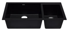 Alfi 34  Double Bowl Undermount Granite Composite Kitchen Sink - AB3319UM