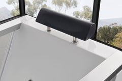 EAGO 5 ft Clear Rectangular Acrylic Whirlpool Bathtub - AM152ETL-5