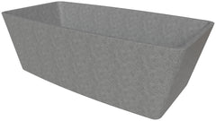 Alfi 71  Solid Concrete Rectangular Freestanding Bathtub - ABCO71TUB