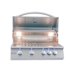 RCS 32" Premier Built-In Grill w/ LED Lights - RJC32AL - The Home Selection