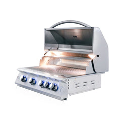 RCS 32" Premier Built-In Grill w/ LED Lights - RJC32AL - The Home Selection