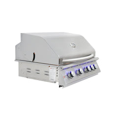 RCS 32" Premier Built-In Grill w/ LED Lights - RJC32AL - The Home Selection