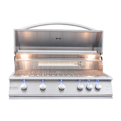 RCS 40" Premier Built-In Grill w/ LED Lights - RJC40AL - The Home Selection