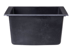 Alfi 17  Undermount Rectangular Granite Composite Kitchen Prep Sink - AB1720UM