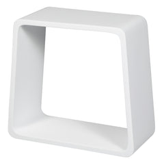 Alfi White Matte Solid Surface Resin Bathroom / Shower Stool - ABST55