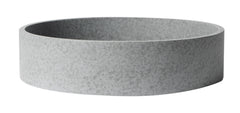 Alfi 17  Round Solid Concrete Gray Matte Above Mount Bathroom Sink - ABCO17R