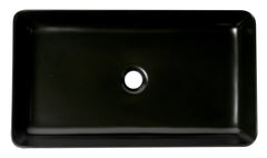 Alfi 24  Modern Rectangular Above Mount Ceramic Sink - ABC902