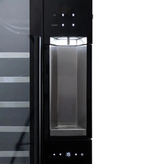 Sapphire 4Pour Wine Bar, Series 3, 4-Bottle Wine Dispenser and Triple Zone Wine Cooler - SW643TZBLK - The Home Selection