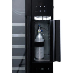 Sapphire 4Pour Wine Bar, Series 3, 4-Bottle Wine Dispenser and Triple Zone Wine Cooler - SW643TZBLK - The Home Selection