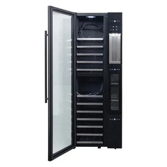 Sapphire 4Pour Wine Bar, Series 3, 4-Bottle Wine Dispenser and Triple Zone Wine Cooler - SW643TZBLK - The Home Selection