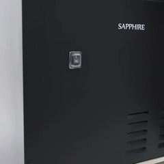 Sapphire Series 3, 15"W, Crescent Cube, Indoor-Outdoor, Stainless Steel and Panel Ready, Gravity Drain, Commercial Ice Maker - SCIM153SSPR - The Home Selection