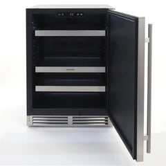 Sapphire Series 3, 24"W, 2 Drawers, Indoor-Outdoor, Stainless Steel and Panel Ready, ADA Height, Commercial Drawer Refrigerator - SR243SSPRADA - The Home Selection
