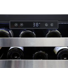 Sapphire Series 3, 24"W, Single Zone, Indoor-Outdoor, Stainless Steel and Panel Ready, 54-Bottle Capacity, Commercial Wine Cooler - SW243SZSSPR - The Home Selection