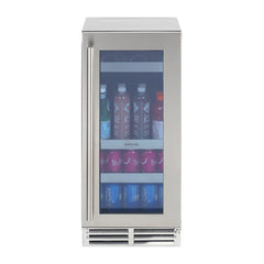 Sapphire Series 5, 15"W, Glass Door, Residential Refrigerator for Indoor or Outdoor - SBCR155 - The Home Selection