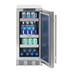 Sapphire Series 5, 15"W, Solid Door, Commercial Refrigerator - SR15 - The Home Selection