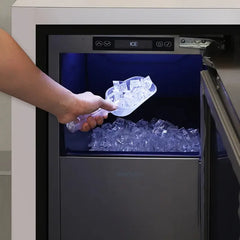 Sapphire Series 5, 15"W, Square Cube, Indoor, Factory Installed Drain Pump, Commercial Ice Maker - SSIM15P - The Home Selection