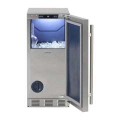 Sapphire Series 5, 15"W, Square Cube, Indoor, Factory Installed Drain Pump, Commercial Ice Maker - SSIM15P - The Home Selection