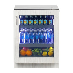 Sapphire Series 5, 24"W, Glass Door, Indoor, ADA Height, Commercial or Residential Refrigerator - SBCR24 - The Home Selection