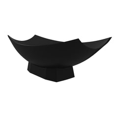 Alfi Black Matte 71  Solid Surface Resin Free Standing Hammock Style Bathtub - AB9992BM