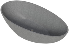 Alfi 72  Solid Concrete Tear Drop Freestanding Bathtub - ABCO72TUB